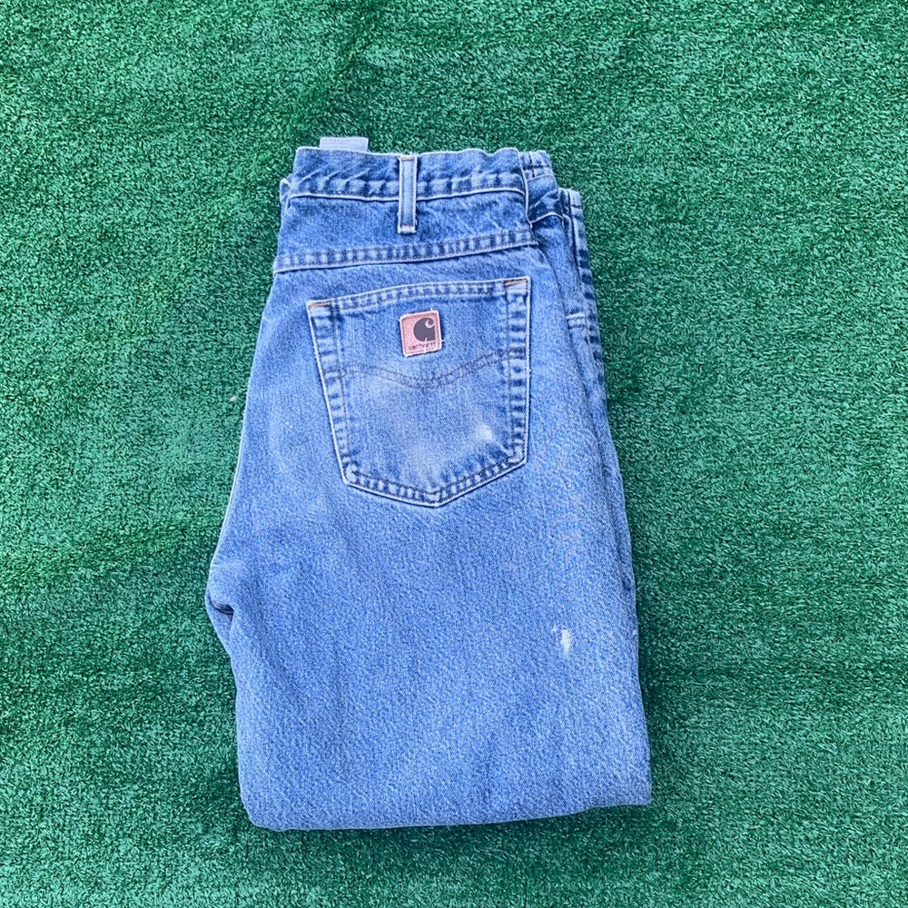 Carhartt Men’s Light Blue Relaxed Denim Jeans